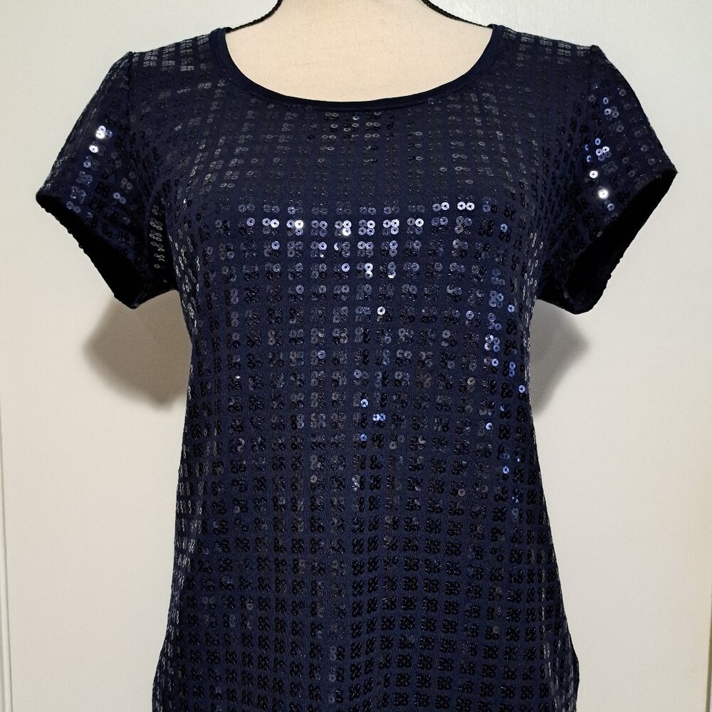 White House Black Market Sequin Top